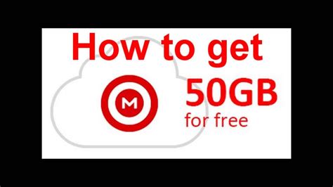 How To Get 50 GB Free Cloud Storage With Mega YouTube