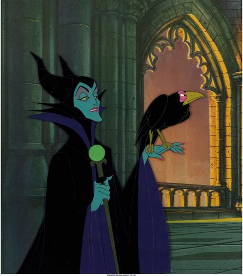 Sleeping Beauty Maleficent Production Cel Setup (Walt Disney, 1959 ...