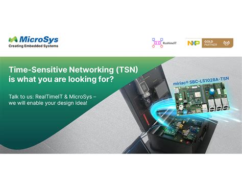 Test Kit For Time Sensitive Networking Tsn Microsys