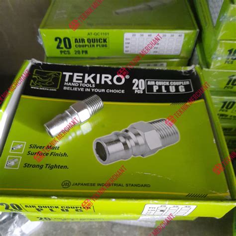 Jual TEKIRO PM 20 Nepel Air Quick Coupler Plug Drat Konektor Kompresor