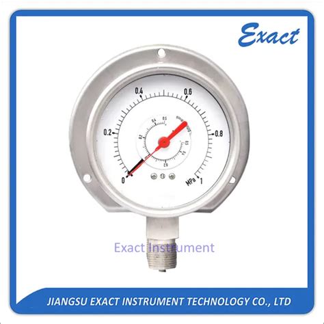 Brass Or Stainless Steel Case Bourdon Tube Differential Pressure Gauge