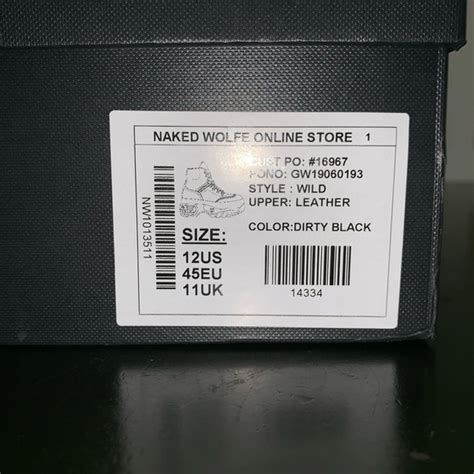 Naked Wolfe Shoes Naked Wolfe Mens Wild Sneaker In Dirty Black Poshmark