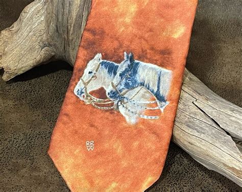 Vintage Tru West Rockmount Ranch Wear Limited Edition Silk Necktie