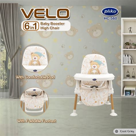 Jual Pliko Velo Lx Hc Booster Seat Baby High Chair Advantages In