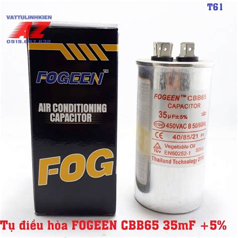 Tụ điều hòa 2 chân FOGEEN CBB65 30uF 35uF 40uF 45uF 50uF 60uF Shopee