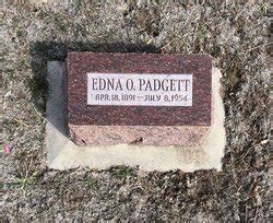 Edna Omega Carter Padgett M Morial Find A Grave