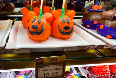 Mickey Pumpkin Caramel Apples And More Halloween Treats Are Back In