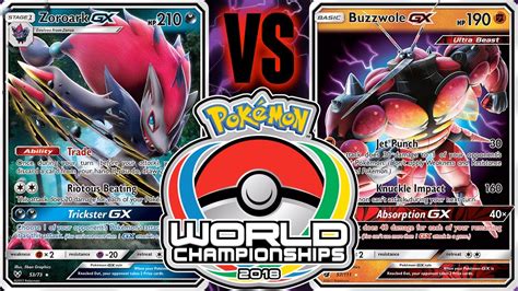 Buzzwole Gx Vs Zoroark Gx 2018 World Championship Exhibition Youtube