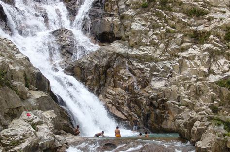 picnic  lata berangin waterfall kelantan malaysia gokayu