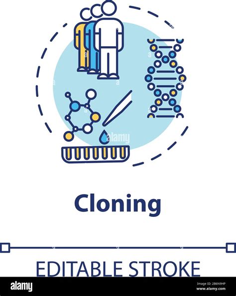 Cloning Concept Icon Asexual Reproduction Biotechnology And Genetic Engineering Reproductive