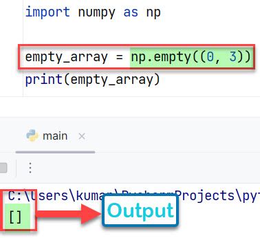 Howt Create An Empty Array Using Numpy In Python Examples Python