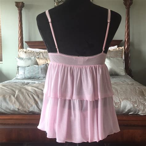 Victorias Secret Baby Pink Babydoll Size Medium Gem