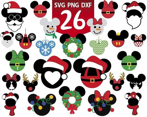 Mickey Christmas Tree Svg Upp284 Upplop Graphics Resources