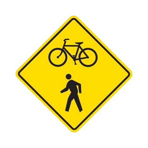 Ped / Bike Crossing Sign (W11-15) | Advanced Sign