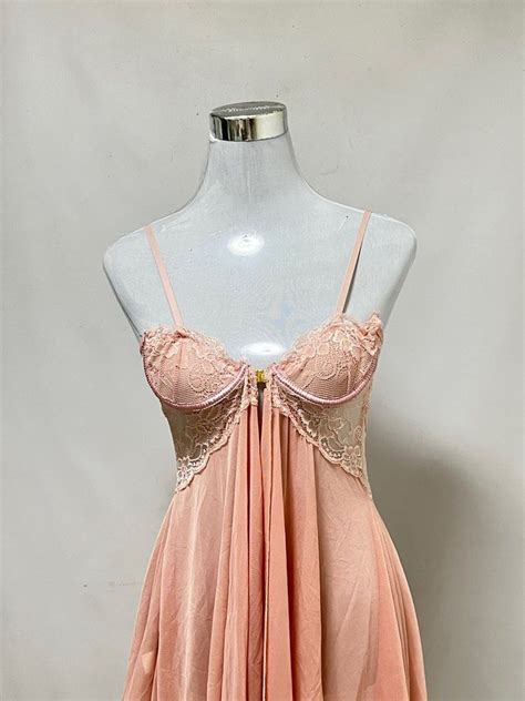 Most Dreamy Coquette Peach Asymmetrical Mesh Bustier Coverup Lingerie Women S Fashion Dresses