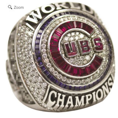 official cubs world series ring hits secondary market chicago