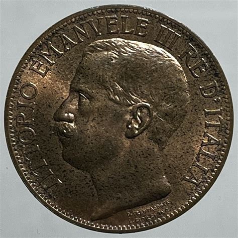 Vittorio Emanuele Iii Centesimi Cinquantenario Numismatica