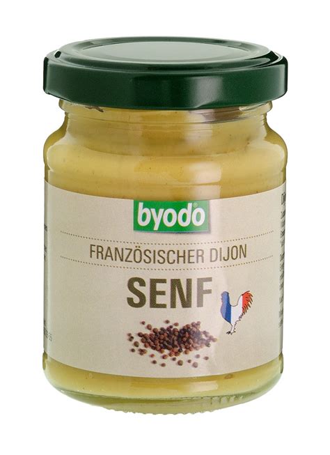 Byodo Dijon Senf Ml Bio Scharfer Senf F R Gourmet Geschmack