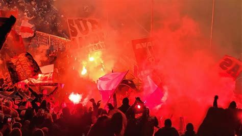 Hoffenheim Vfb Pyroshow Ultras Vfb Stuttgart In Hoffenheim