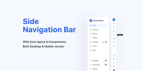 Side Navigation Bar Figma