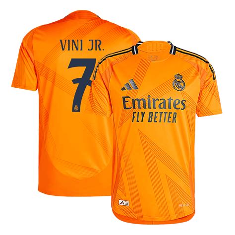 Camiseta Aut Ntica Vini Jr Real Madrid Segunda Equipaci N