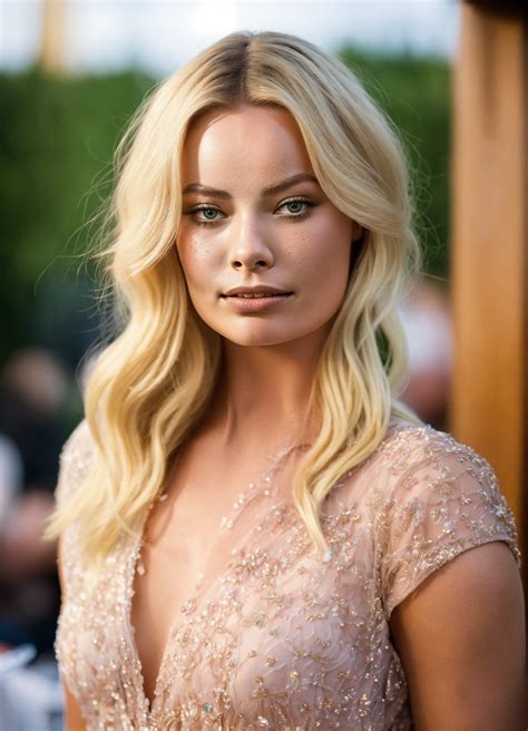 Lexica A Gorgeous Blonde Woman That Looks Like Margot Robbie She Must