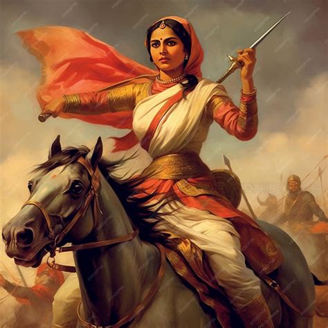 Premium Photo Rani Lakshmi Bai Patriotism Woman