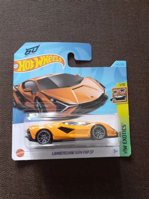 Hot Wheels Lamborghini Sian Fkp Orange Kurzkarte Eur