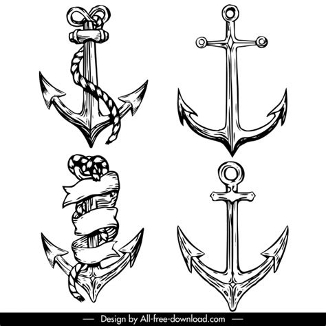 Anchor Vectors Free Download Graphic Art Designs