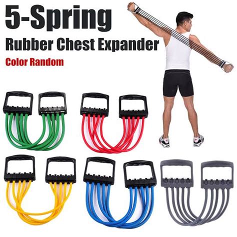 5 Springs Chest Expander Strength Arm Chest Pull Fitness Price In