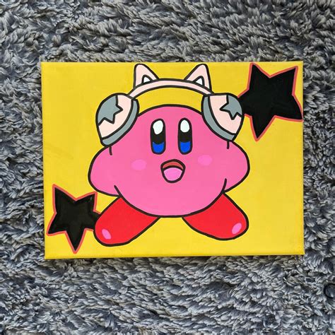 Kirby Kirby Wall Art Kirby Decor Kirby Canvas Painting - Etsy