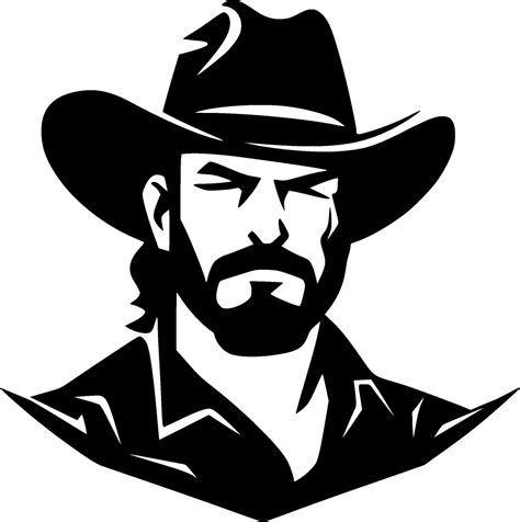 Vaquero Minimalista Y Plano Logo Vector Ilustraci N Vector