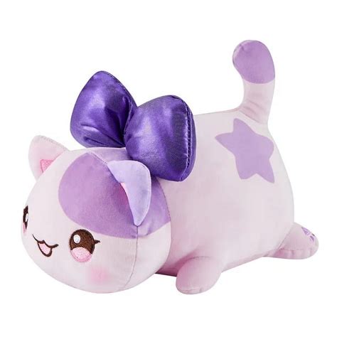 Aphmau Plush Cat Plush Doll Bow Cat 25cm, Home Decoration, Christmas ...