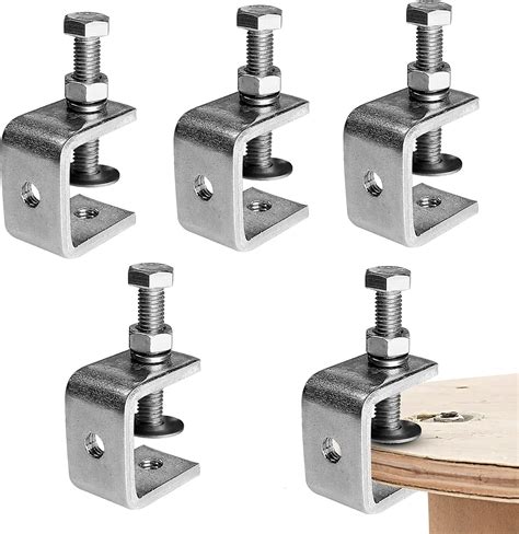 4 Stück C Klemme C Zwingen Set 1625 mm Edelstahl Heavy Duty