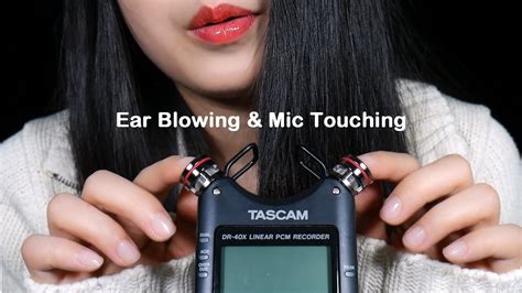 Asmr Ear Blowing Tascam Touching Hour Tascam Trigger Deep