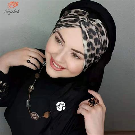 Muslim Abaya Modal Luxury Hijab Abayas Hijabs For Woman Turban Jersey