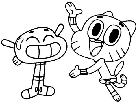 O Incrivel Mundo De Gumball Para Colorir Coloring City Images Porn