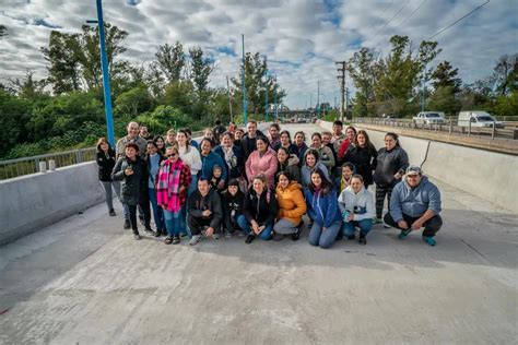 Fernández y Katopodis supervisaron la obra del puente de la Av Néstor