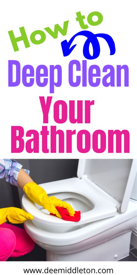 How To Deep Clean Your Bathroom Artofit