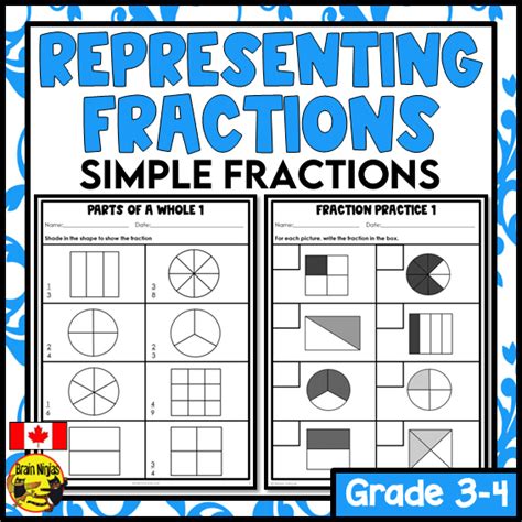 Proper Fractions Math Worksheets Paper Grade 3 Worksheets Library