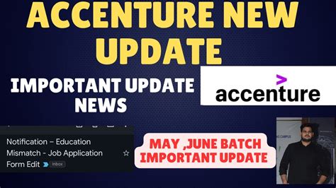 Accenture New Onboarding Update Accenture New Joining Update YouTube