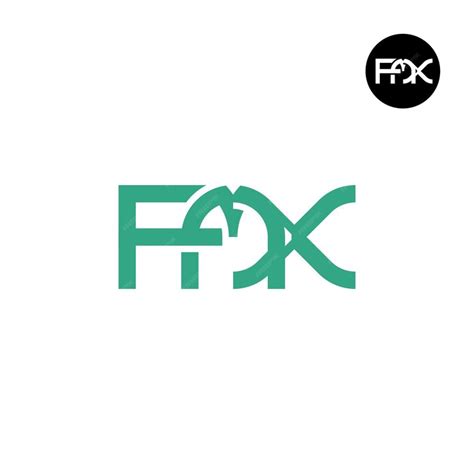 Premium Vector Letter Fmx Monogram Logo Design