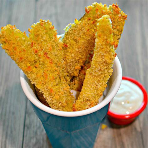 Air Fryer Spicy Dill Pickle Fries Recipe