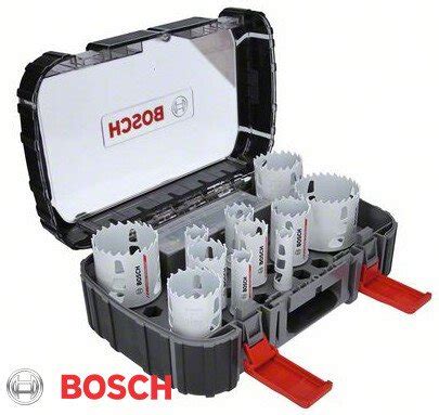 COFFRET SCIE TREPAN CARBURE 13 pièces BOSCH