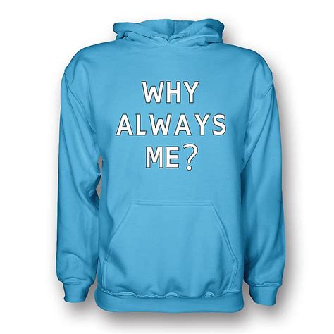 Mario Balotelli Why Always Me Hoody (sky) - Kids | Fruugo UK