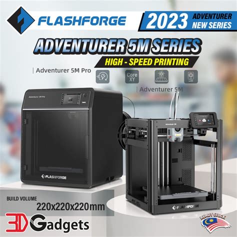 Flashforge Adventurer M Series D Printer D Gadgets Malaysia