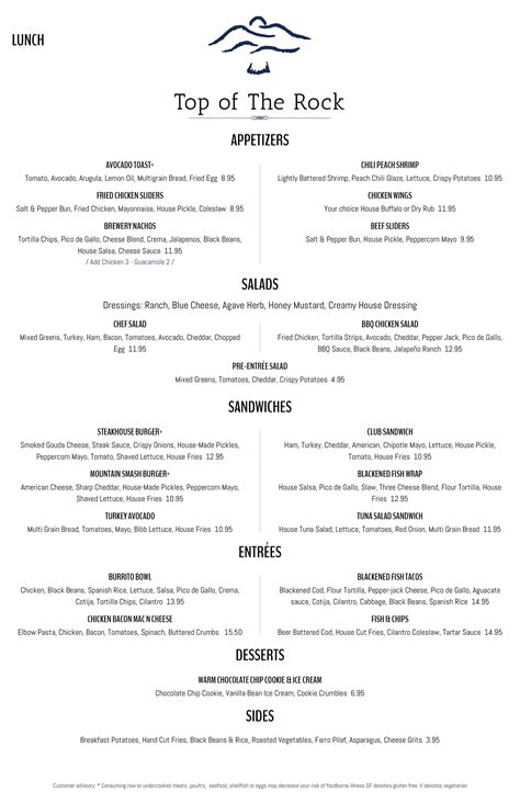 Top of the Rock Restaurant & Brewery