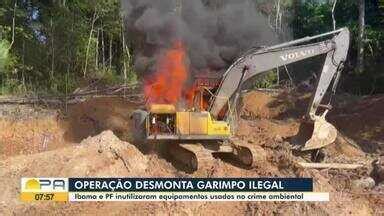 Bom Dia Par Opera O Da Pf E Do Ibama Fecha Garimpos Ilegais Em