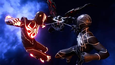 Marvel Spiderman Miles And Peter Vs Venom Boss Fight K Ps