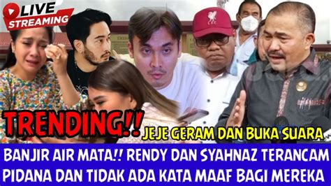 Mengejutkan Pengacara Kondang Kamarudin Buka Suara Rendy Syahnaz